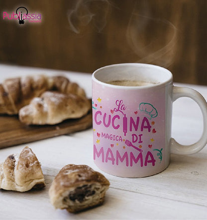 La cucina magica di mamma - Tazza Mug Personalizzata - Festa della Mamma